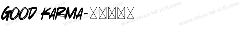 Good Karma字体转换